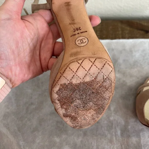 Chanel Suede Heels - Size 36 - Picture 11 of 11